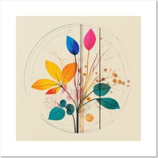 Abstract Botanical Posters and Art